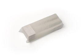 Woreczki celofanowe z płaskim dnem i białym kartonikiem 8x5x24cm