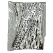 Klips typu TWIST - SREBRNY 120MM
