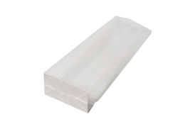Woreczki celofanowe z płaskim dnem i białym kartonikiem 9x6x20cm