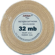 Wstążka satynowa 6mm BRZOSKWINIOWY 8007